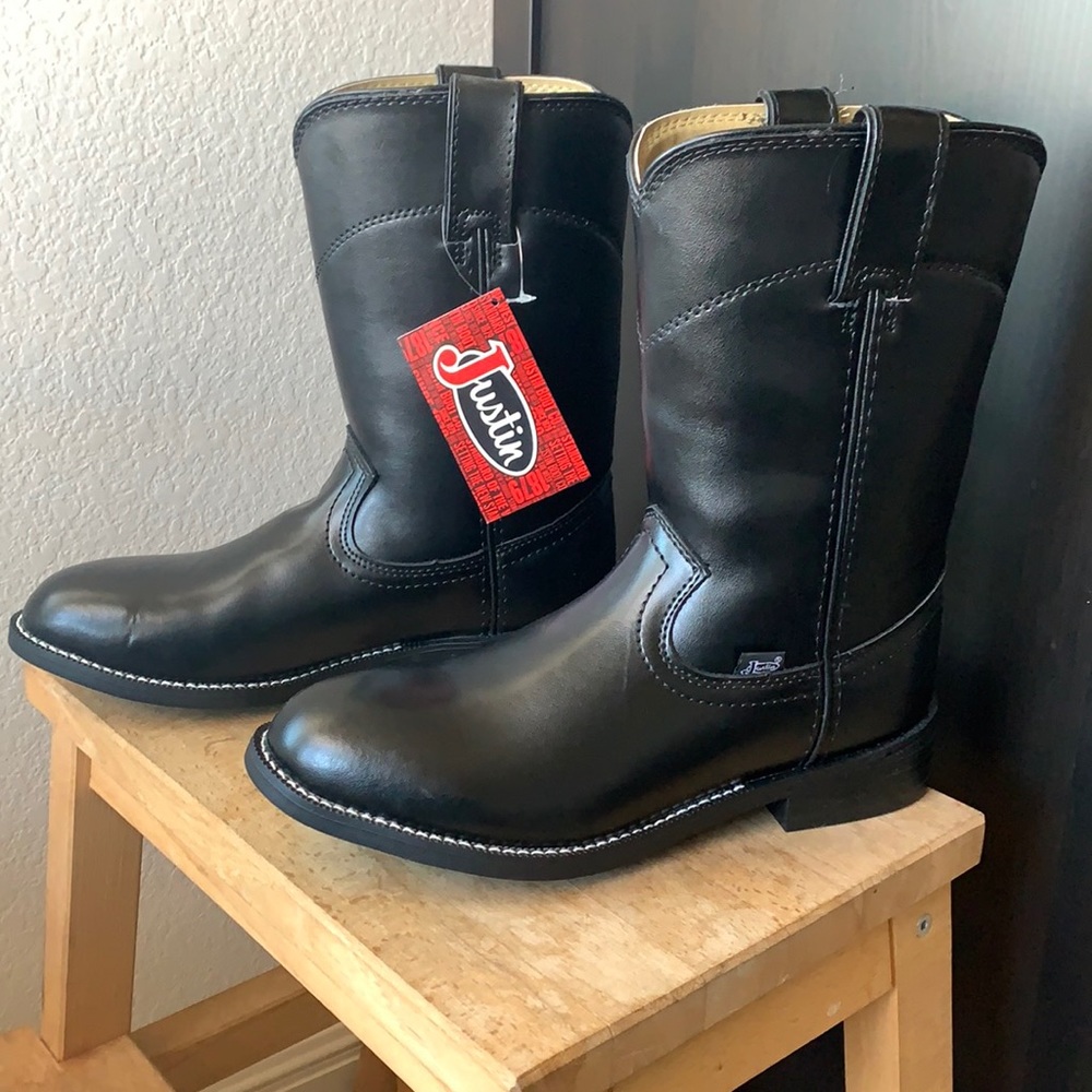 Justin Black Roper Boot